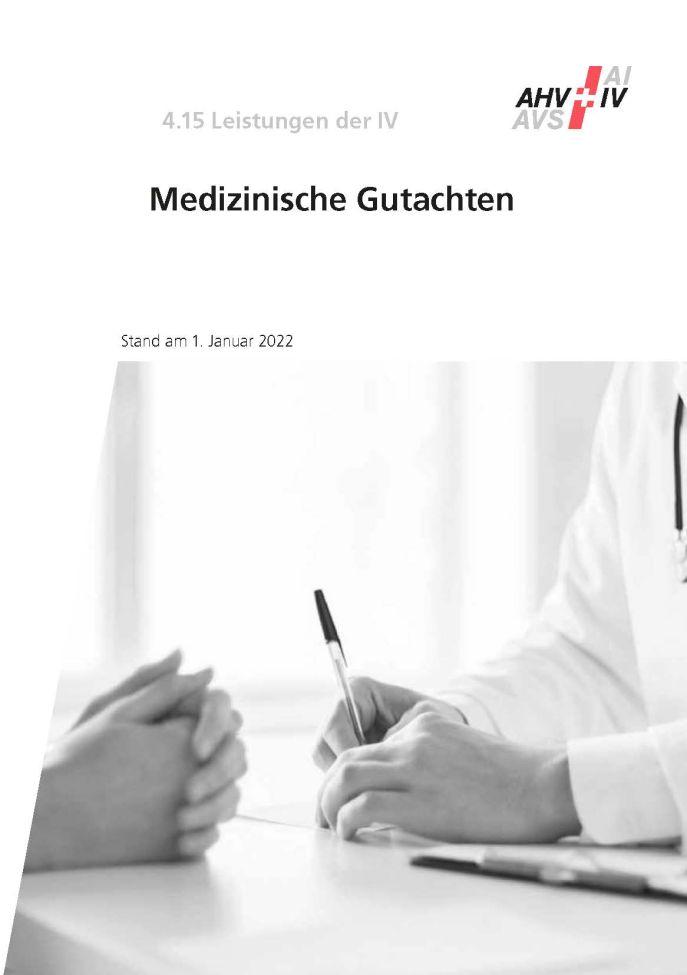 Merkblatt 4.15 – Medizinische Gutachten