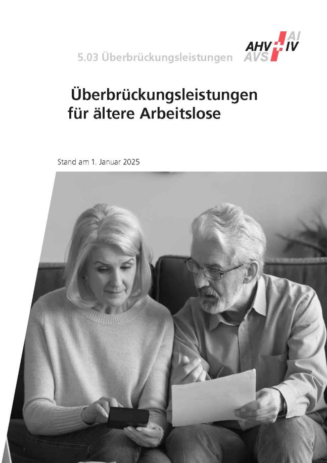 Merkblatt 5.03 – Überbrückungs­leistungen für ältere Arbeitslose